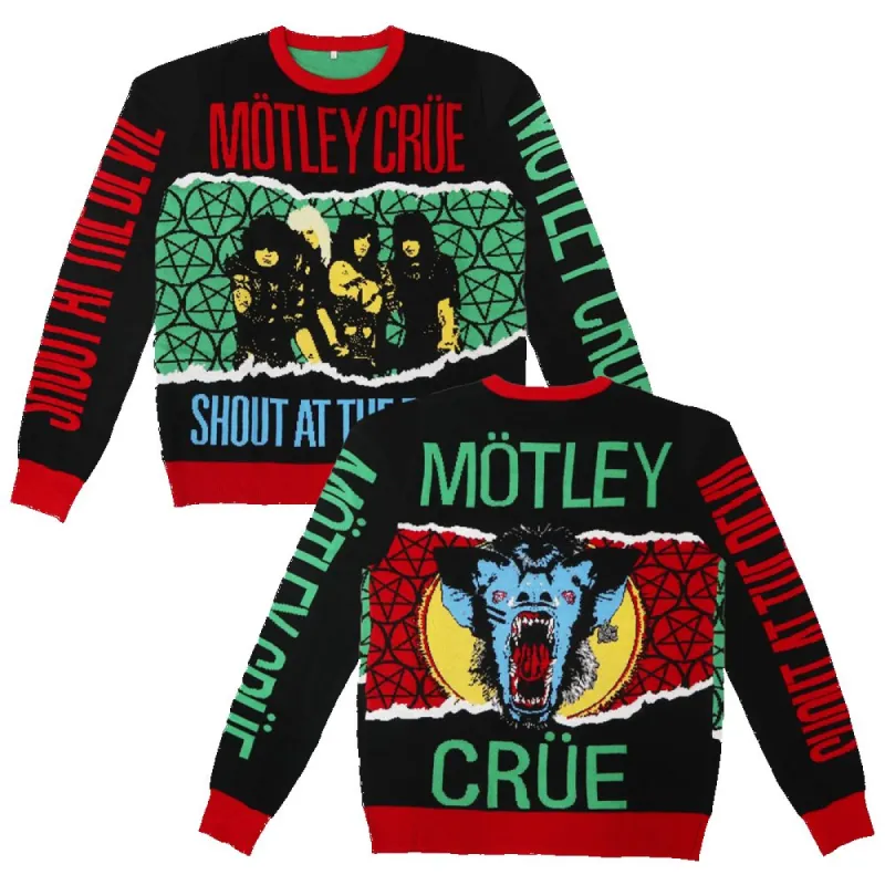 Year of The Devil Holiday Sweater sold by Motley crue
