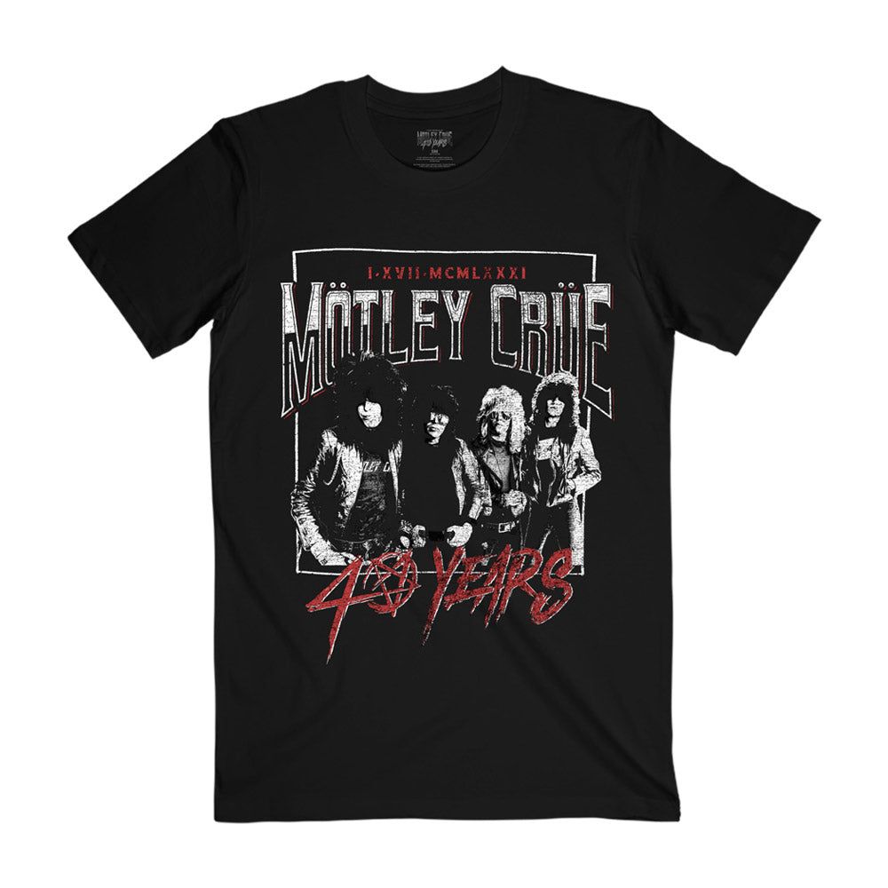 40 Years Black Tee sold by Motley crue product image thumbnail 2