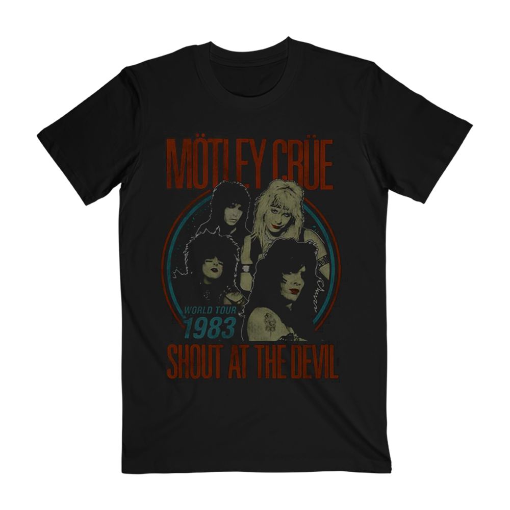 Vintage 83 Shout Photo Tee sold by Motley crue