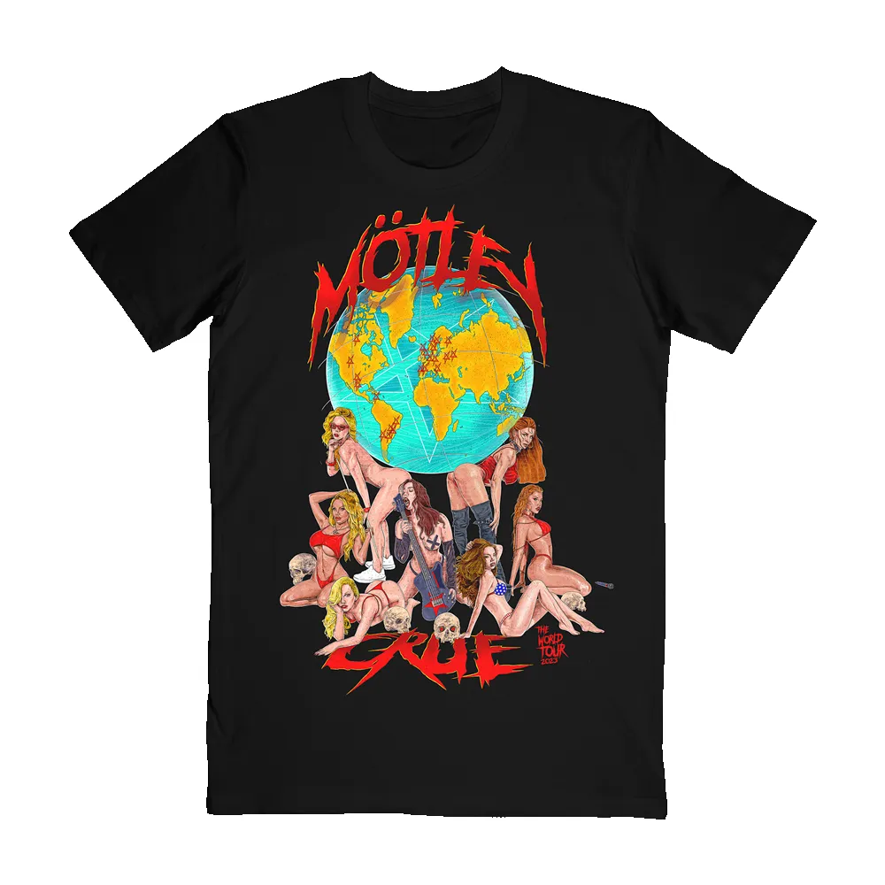 Girls World Tour Tee sold by Motley crue product image thumbnail 2