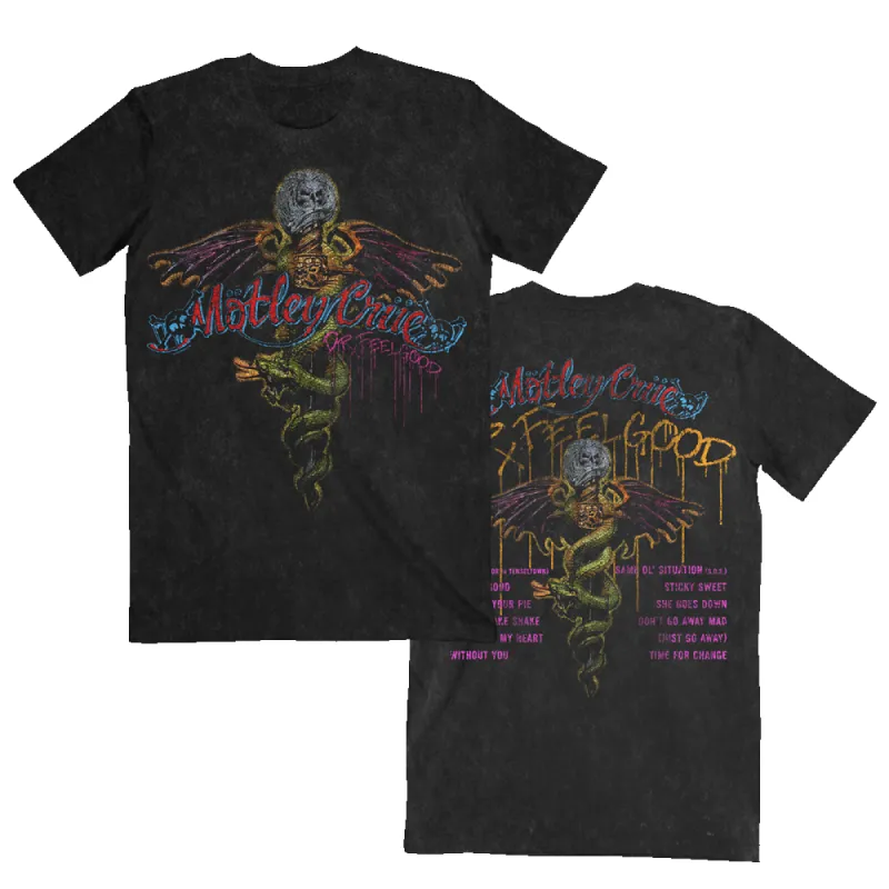 Vintage Dr. Feelgood Tracklist Oversized Tee sold by Motley crue