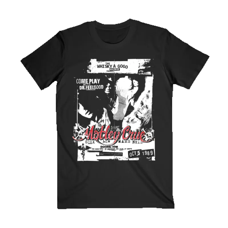 Whisky Handbill Tee sold by Motley crue