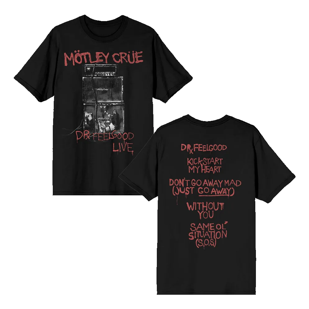 Dr. Feelgood Live Tee sold by Motley crue