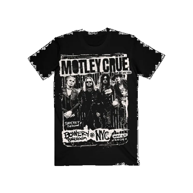 Bowery Ballroom Tee sold by Motley crue