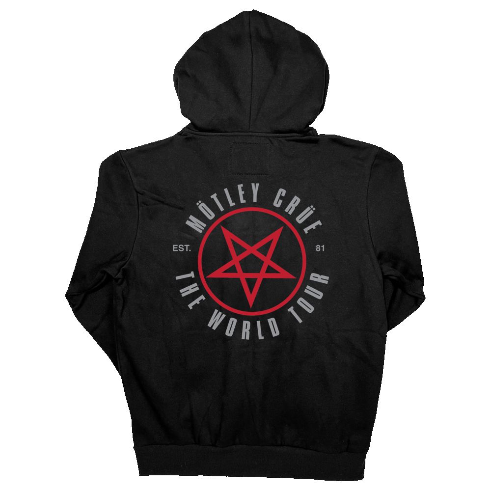 The World Tour Zip Hoodie sold by Motley crue product image thumbnail 2