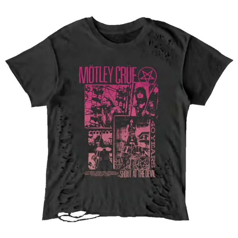 Shout At The Devil Vintage Photo Tee sold by Motley crue
