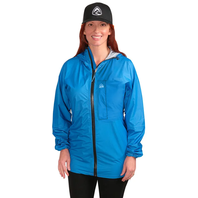 Bargain Women's Vertice Rain Jacket - Azure Blue - Extra Small made by Zpacks