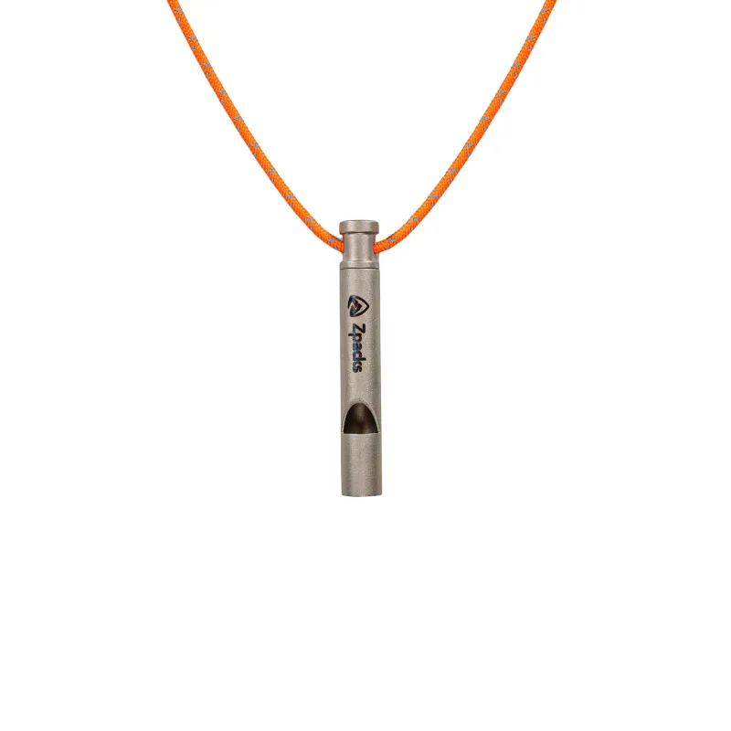 Ultralight Titanium Whistle made by Zpacks