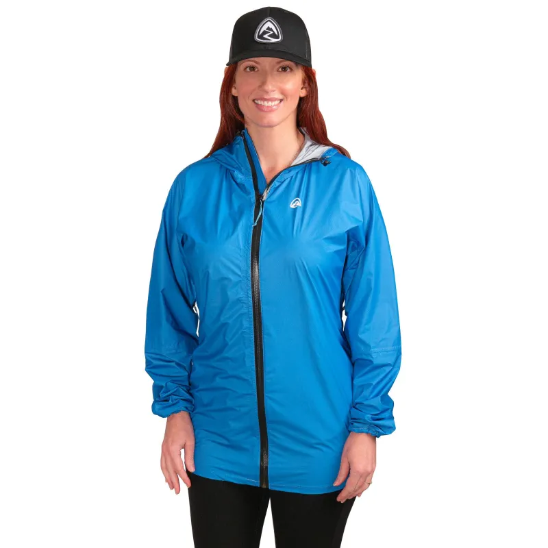 Bargain Women's Vertice Rain Jacket - Azure Blue - Medium made by Zpacks