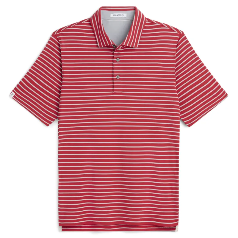 La Quinta Striped Polo sold by Ashworth Golf