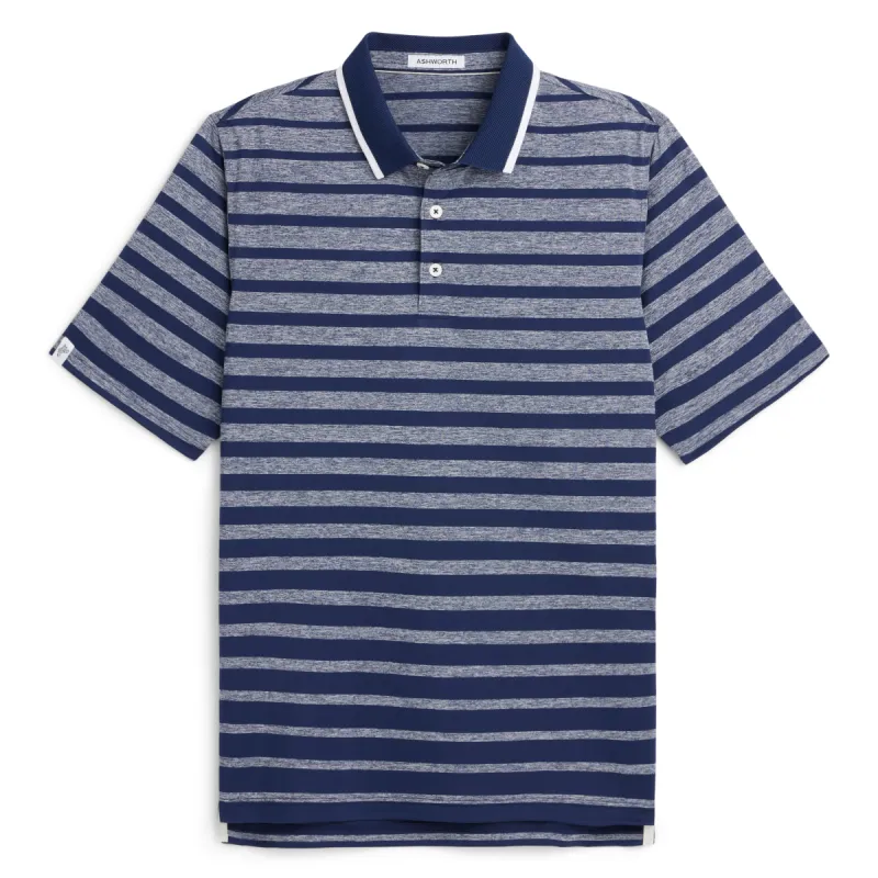 Mirage Striped Polo made by Ashworth Golf