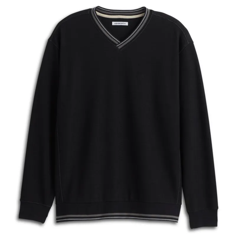 Peached Saba V-Neck Pullover sold by Ashworth Golf
