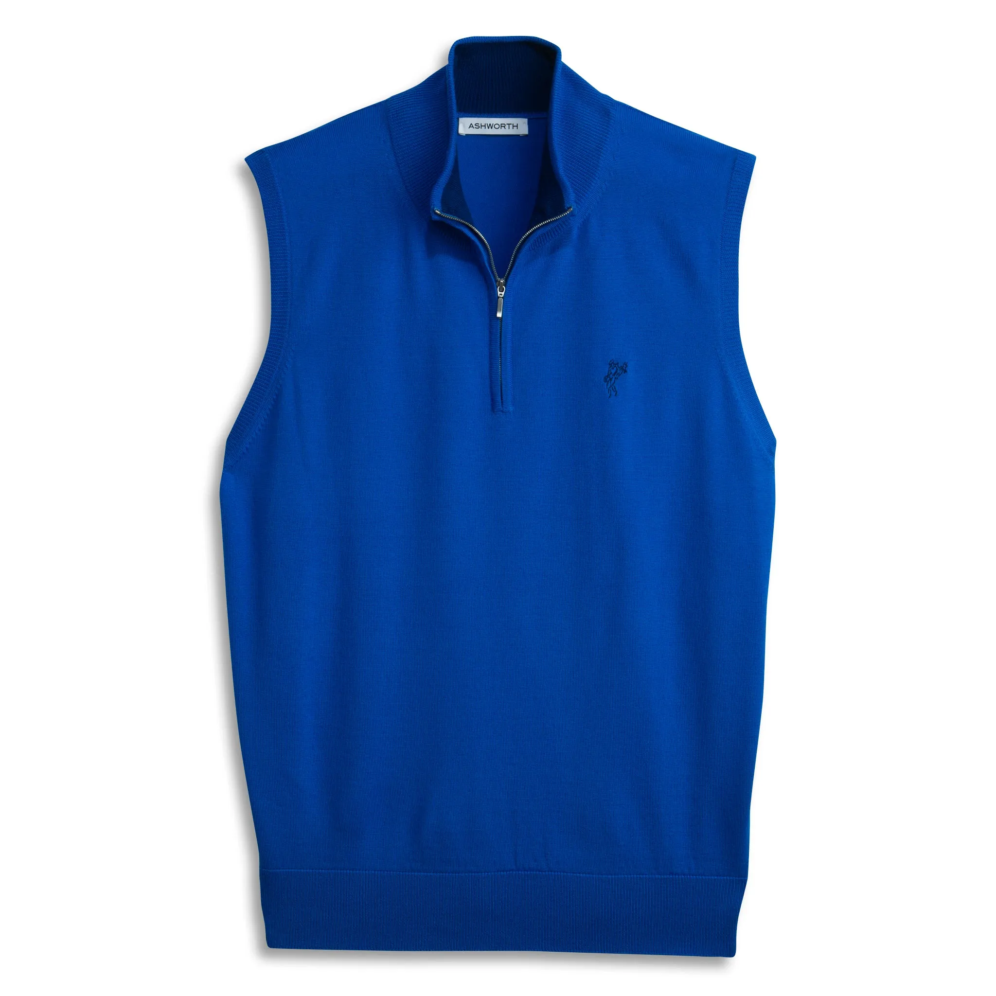 Merino Wool 1/4 Zip Vest sold by Ashworth Golf