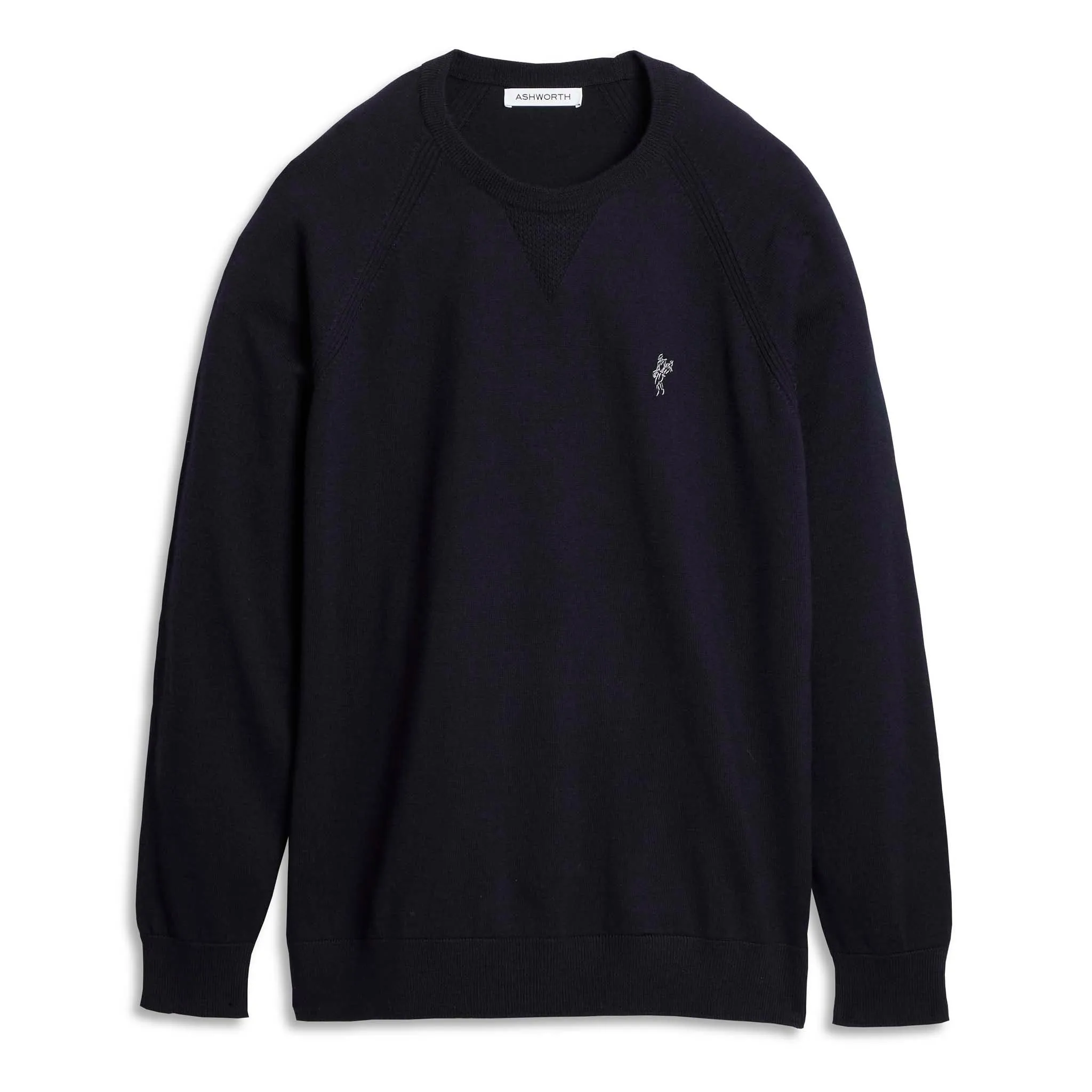 Merino Lugano Crew with Elbow Patches sold by Ashworth Golf product image thumbnail 4