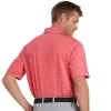 Charcoal Heather Stripe Polo sold by Ashworth Golf
