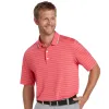 Charcoal Heather Stripe Polo sold by Ashworth Golf