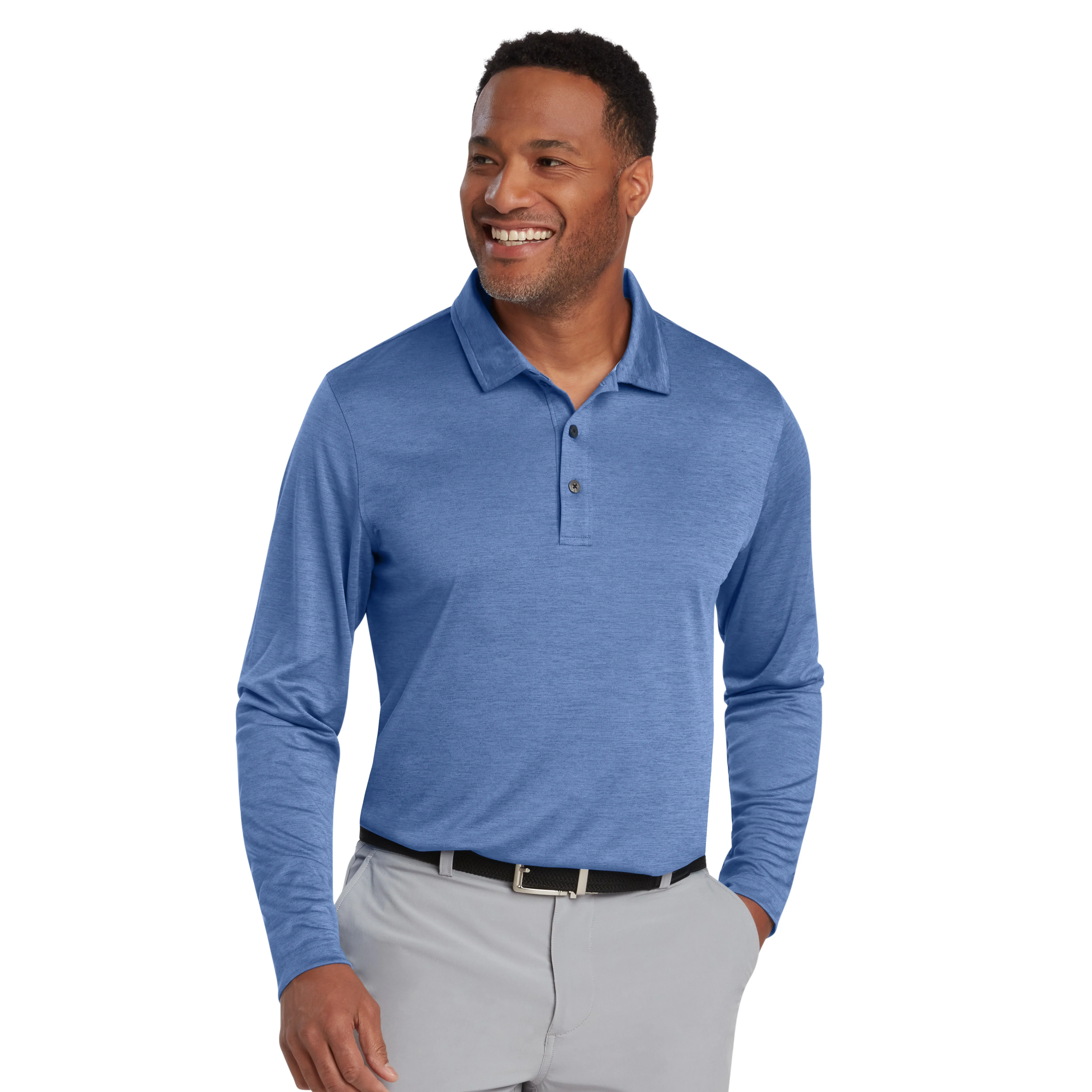 Long Sleeve UV Polo sold by Ashworth Golf product image thumbnail 2