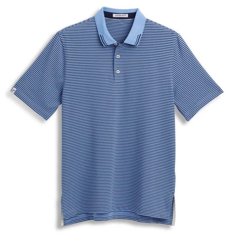 Pebble Tech Stripe Polo sold by Ashworth Golf