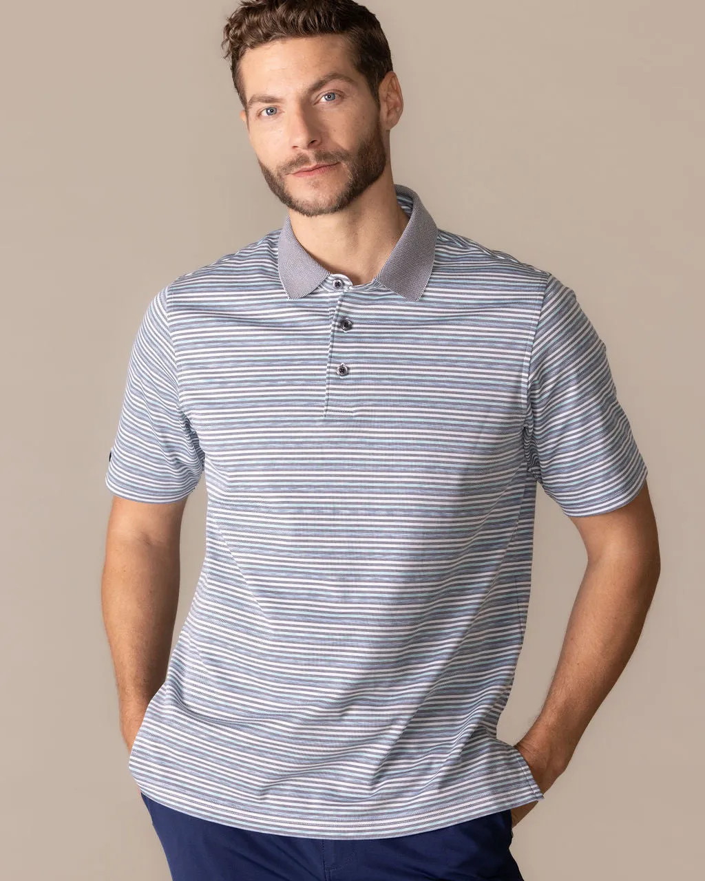 Prism Stripe Polo sold by Ashworth Golf product image thumbnail 3
