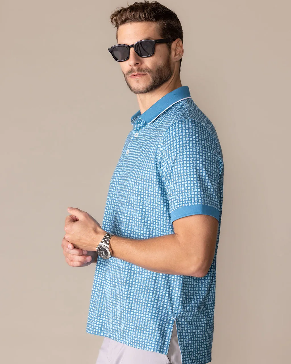 Micro Paisley Polo sold by Ashworth Golf product image thumbnail 4