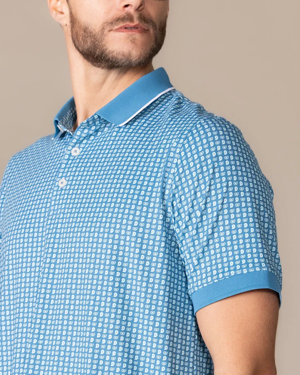 Micro Paisley Polo sold by Ashworth Golf product image thumbnail 5