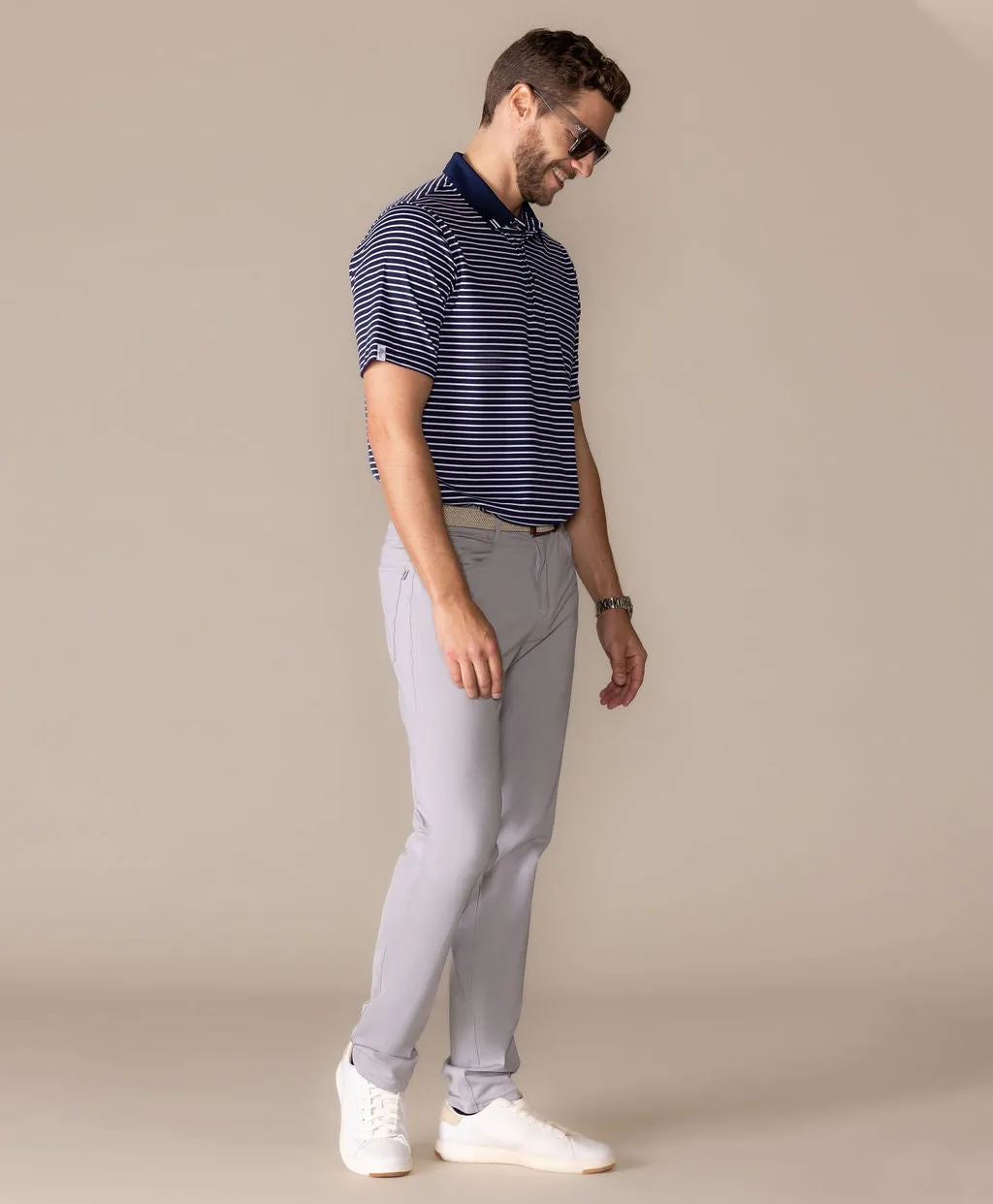 2Bar Stripe Polo sold by Ashworth Golf product image thumbnail 2