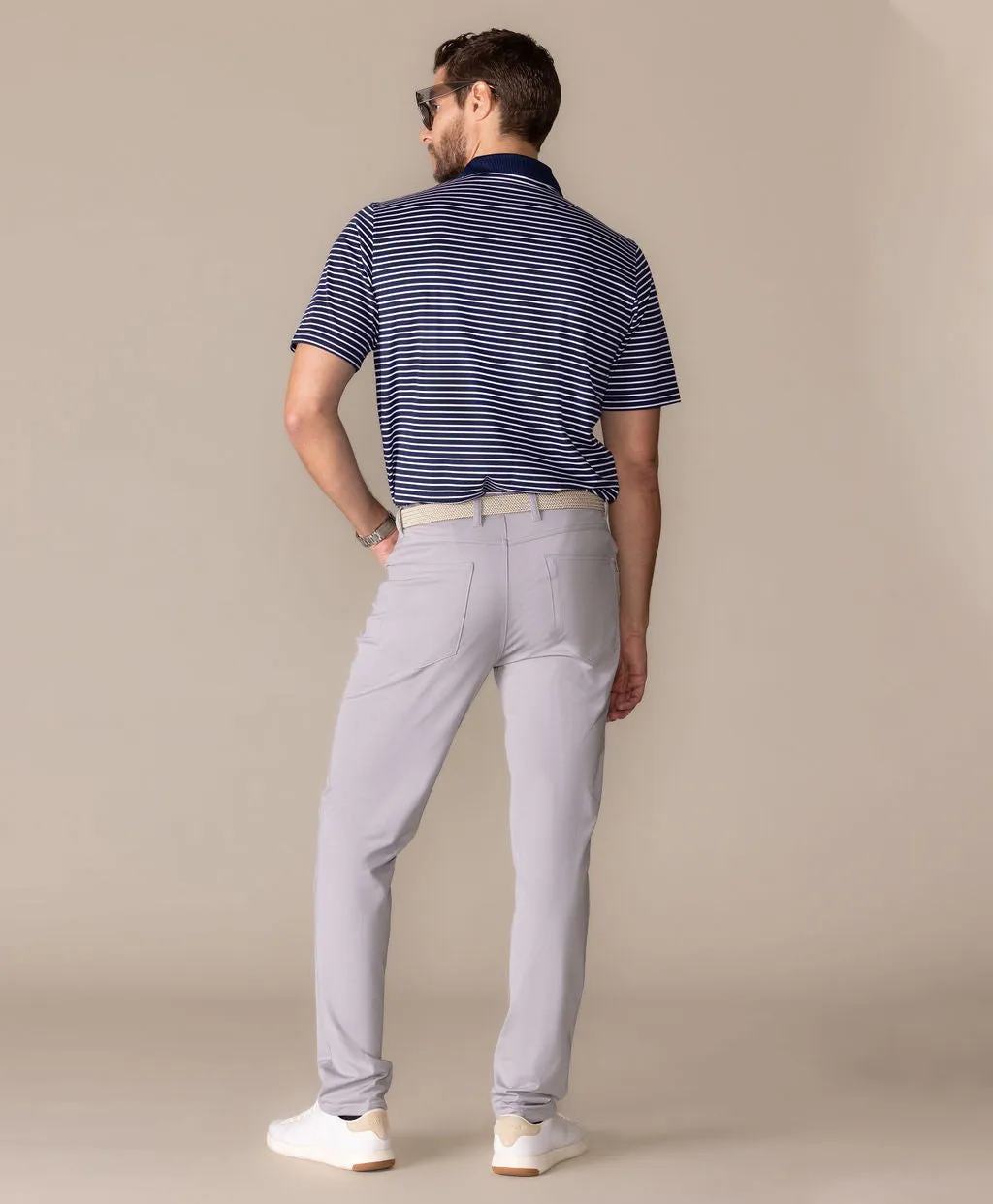 2Bar Stripe Polo sold by Ashworth Golf product image thumbnail 3