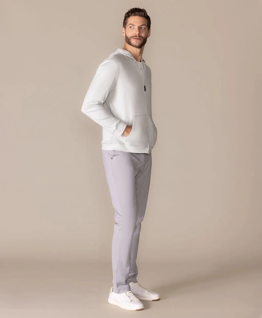 Lightweight Pima Hoodie sold by Ashworth Golf product image thumbnail 3