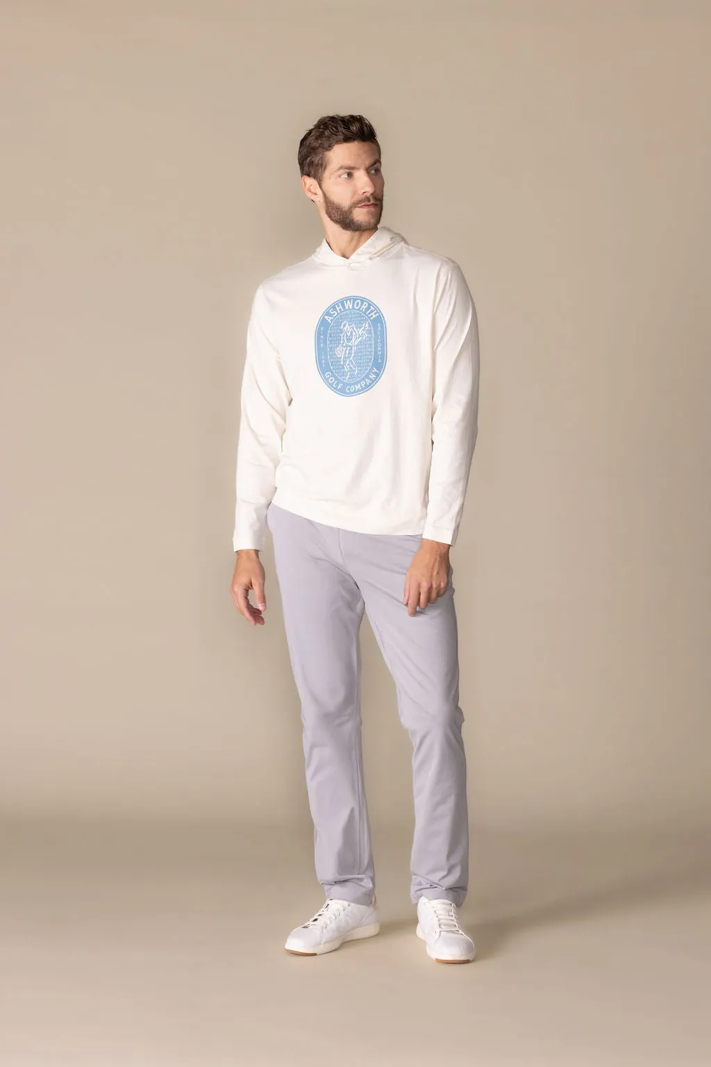 Golfman Badge Hoodie sold by Ashworth Golf product image thumbnail 3