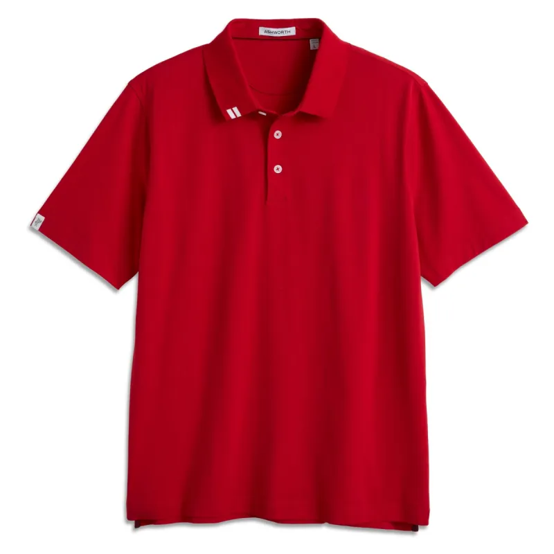 2 Bar Pique Polo sold by Ashworth Golf