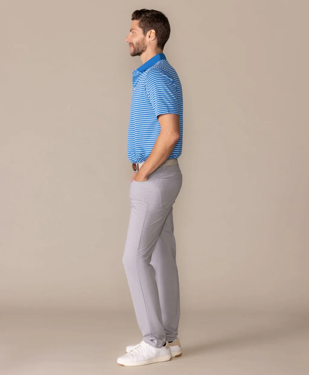 2Bar Stripe Polo sold by Ashworth Golf product image thumbnail 4