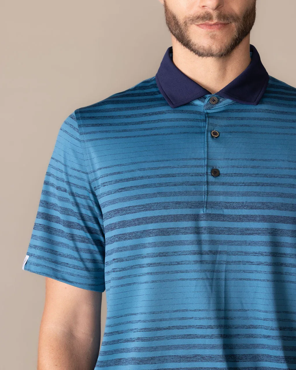 Breezy Stripe Polo sold by Ashworth Golf product image thumbnail 2
