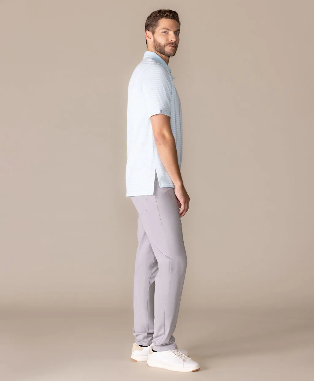 Brunch Micro Stripe Polo sold by Ashworth Golf product image thumbnail 3