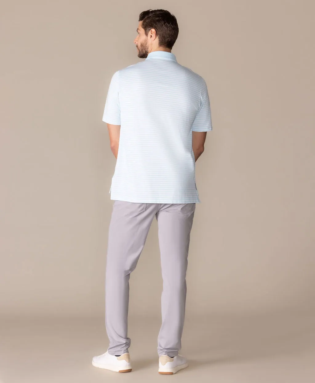 Brunch Micro Stripe Polo sold by Ashworth Golf product image thumbnail 4