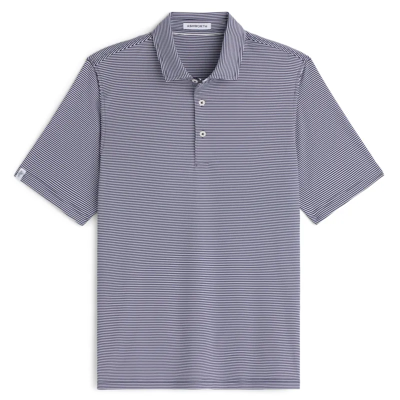 Brunch Micro Stripe Polo sold by Ashworth Golf
