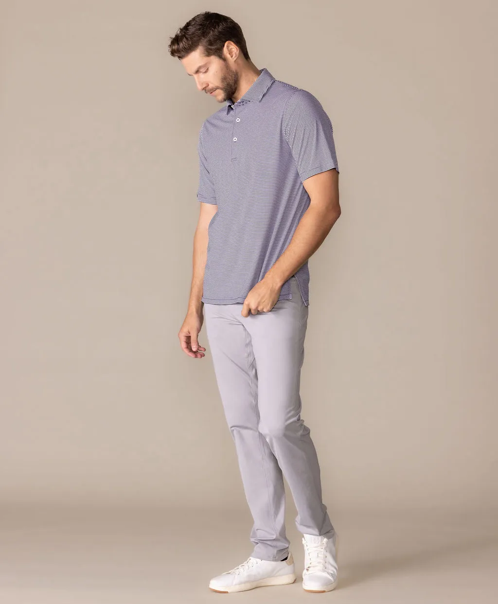 Brunch Micro Stripe Polo sold by Ashworth Golf product image thumbnail 2