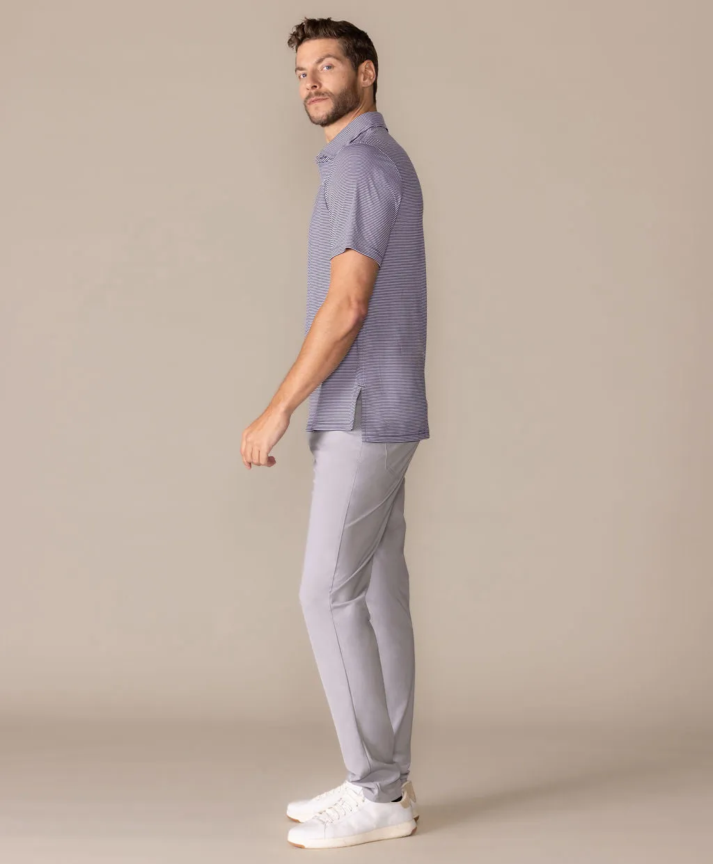 Brunch Micro Stripe Polo sold by Ashworth Golf product image thumbnail 3
