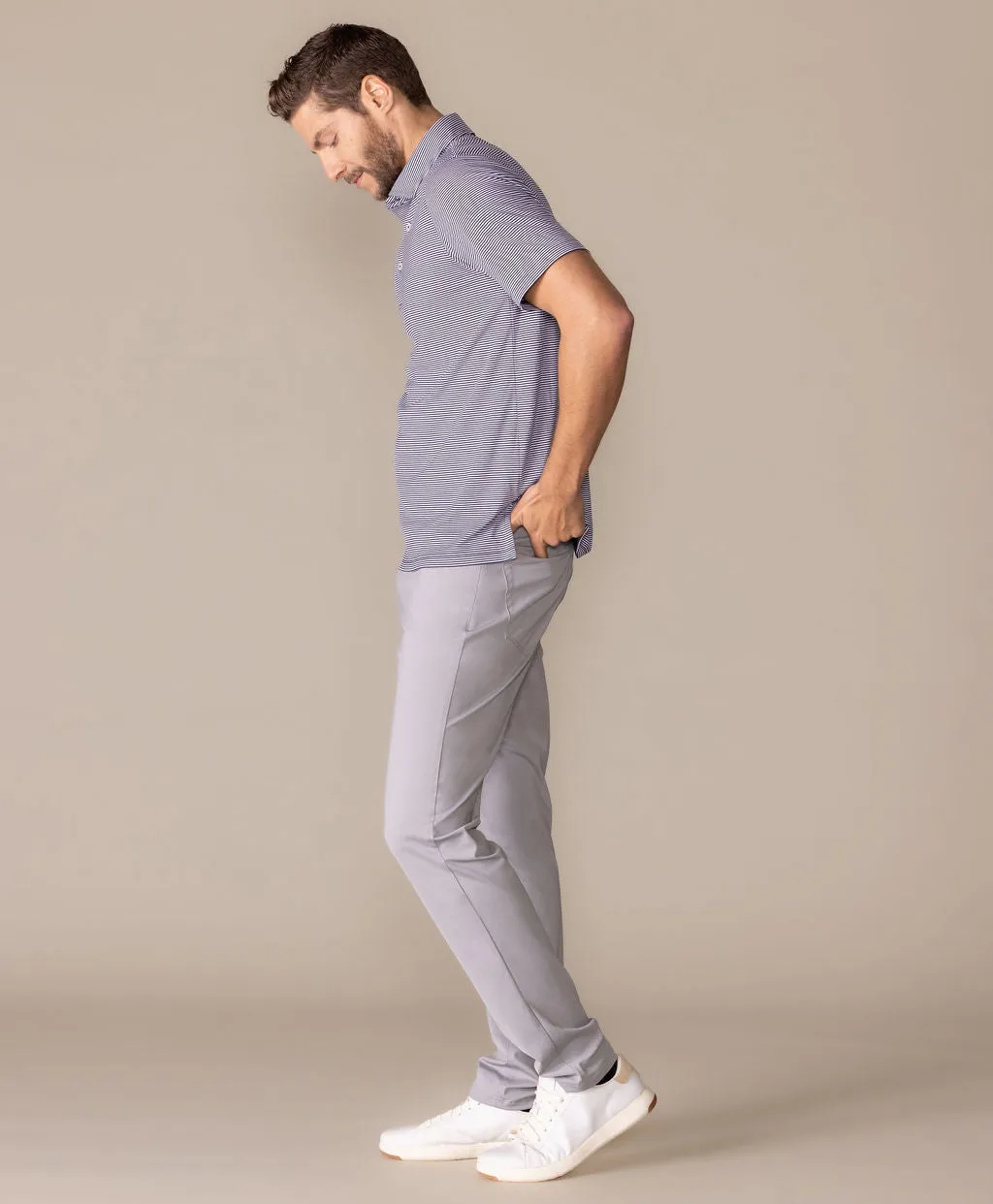 Brunch Micro Stripe Polo sold by Ashworth Golf product image thumbnail 4