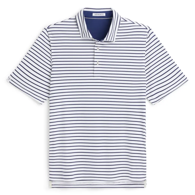 La Quinta Striped Polo sold by Ashworth Golf