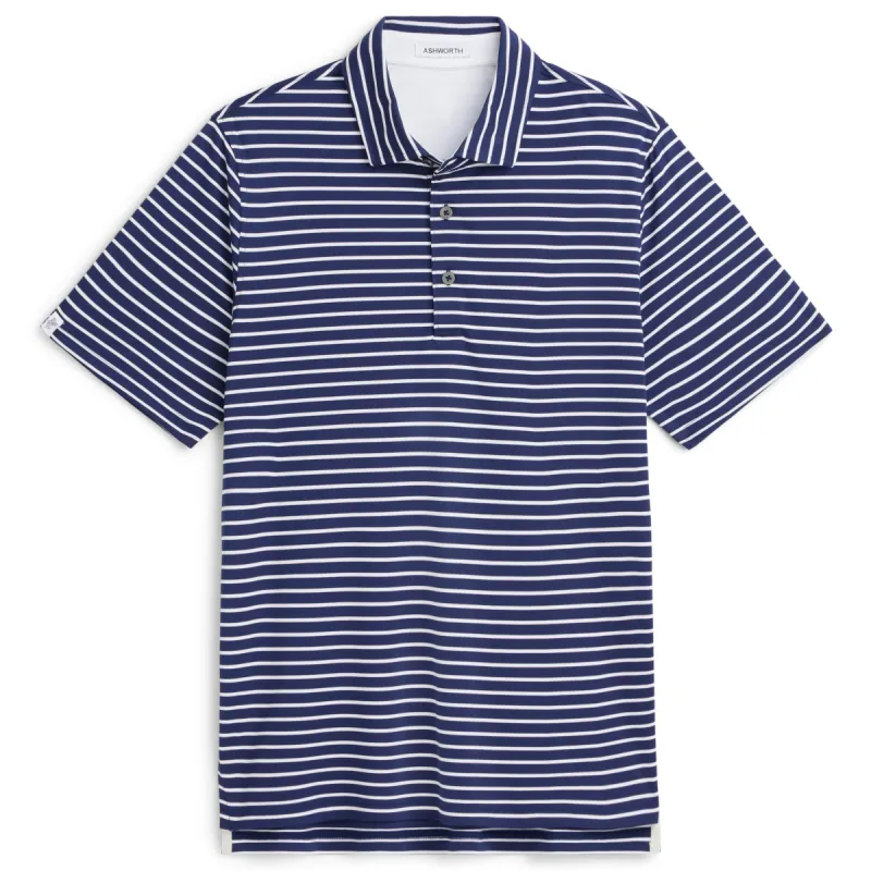 La Quinta Striped Polo sold by Ashworth Golf