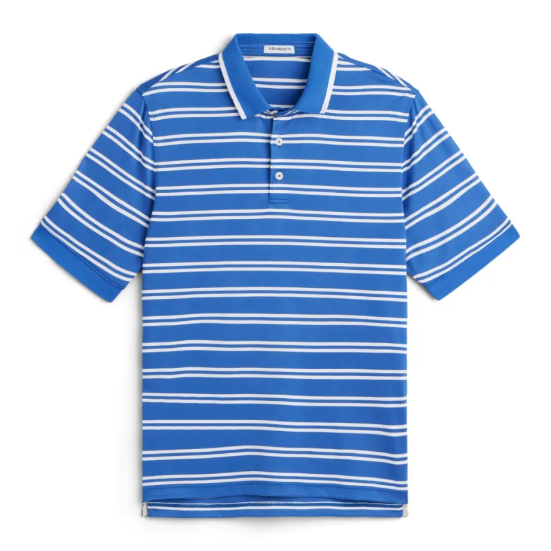 Mesh Double Stripe Polo sold by Ashworth Golf