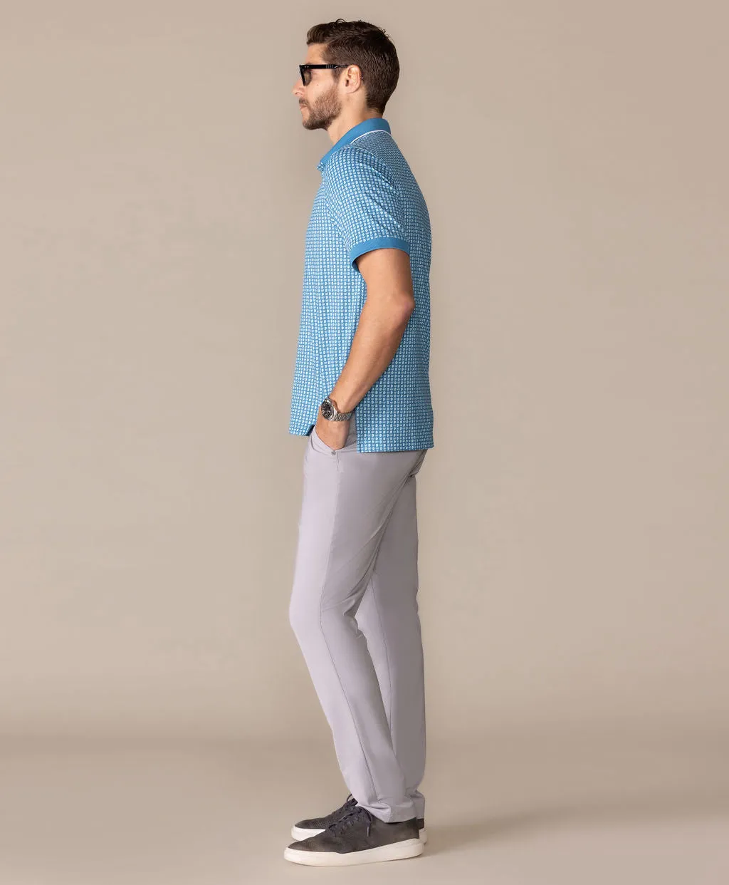 Micro Paisley Polo sold by Ashworth Golf product image thumbnail 3