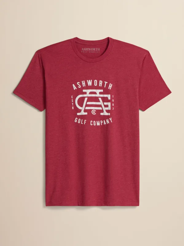 AG Harmony Logo Tee sold by Ashworth Golf