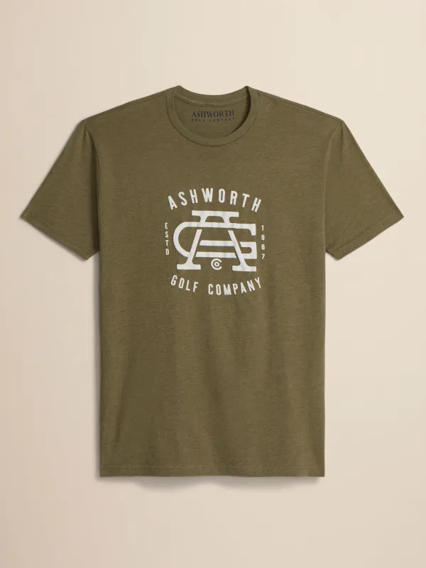 AG Harmony Logo Tee sold by Ashworth Golf