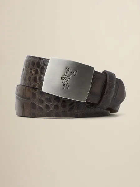Embossed Croc Golfman Belt sold by Ashworth Golf