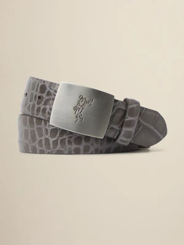 Embossed Croc Golfman Belt sold by Ashworth Golf