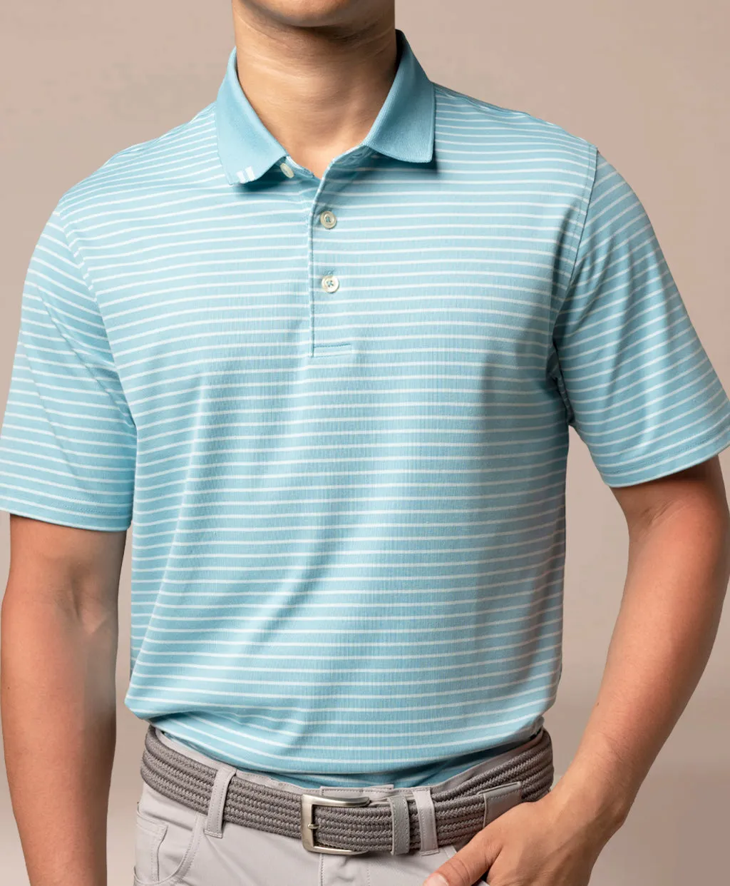 2Bar Stripe Polo sold by Ashworth Golf product image thumbnail 2