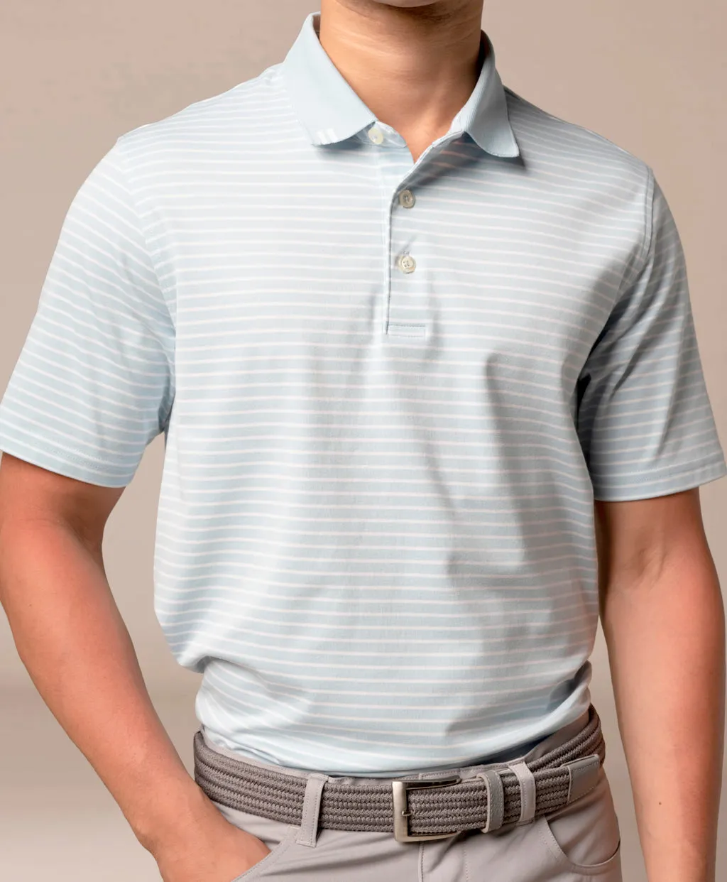 2Bar Stripe Polo sold by Ashworth Golf product image thumbnail 2