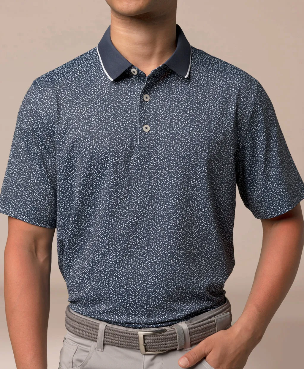 Micro Floral Polo sold by Ashworth Golf product image thumbnail 2