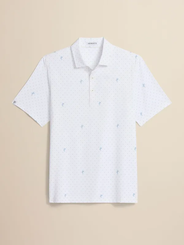 Golfman Dot Polo sold by Ashworth Golf